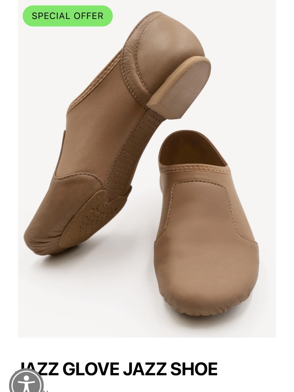 Capezio Jazz Glove Jazz Shoe NWT